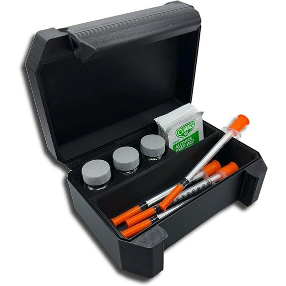 10mL Vial Storage Case with Syringe Compartment
