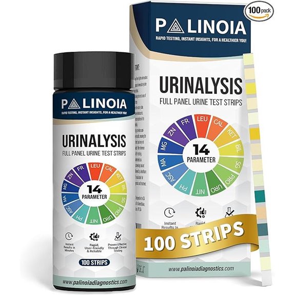 14-in-1 Urine Test Strips 100 Count Comprehensive Screening