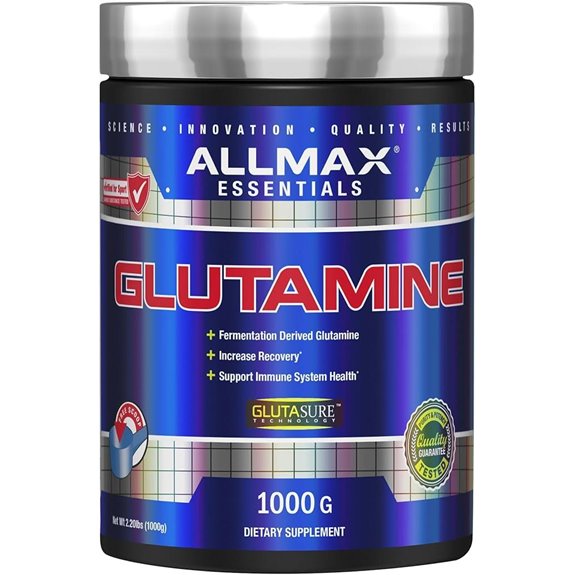 ALLMAX L-Glutamine Powder 1000g Unflavored Vegan