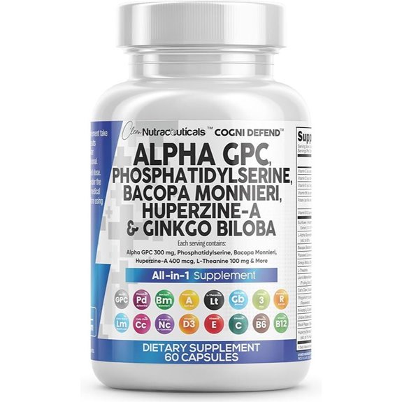 Brain Supplement: Alpha GPC 300mg Nootropic Capsules