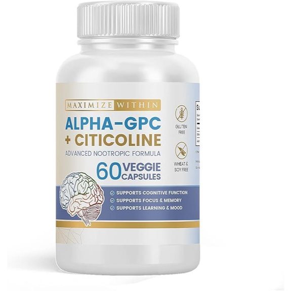 Alpha GPC + Citicoline Cognitive Enhancer (60 Ct)