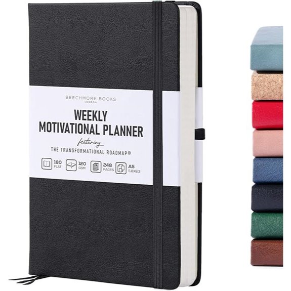 Beechmore Motivational Weekly Planner with Goal Tracking
