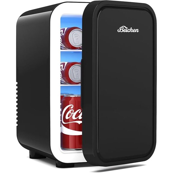 BEICHEN 6L Mini Fridge: Portable Thermoelectric Cooler/Warmer