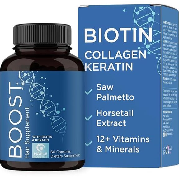 Biotin 10000mcg + Collagen Hair Growth Supplement