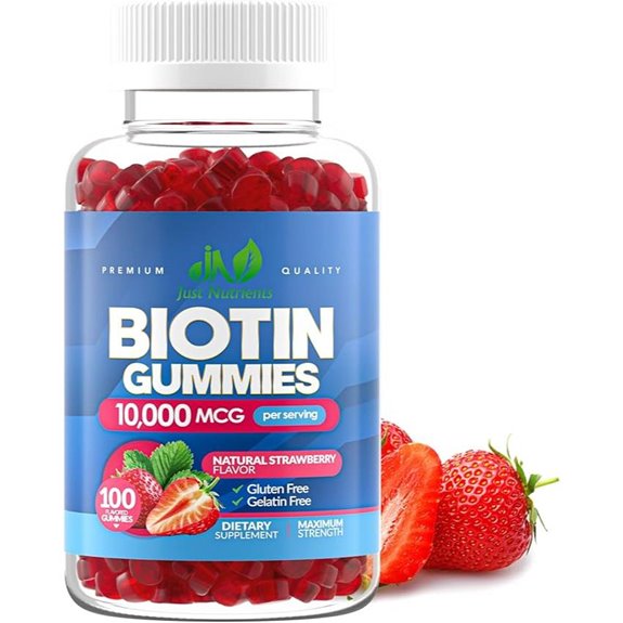 Biotin 10,000mcg Gummies for Hair & Nails