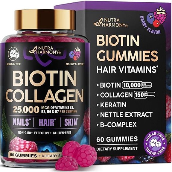 Biotin Gummies with Collagen for Hair & Skin