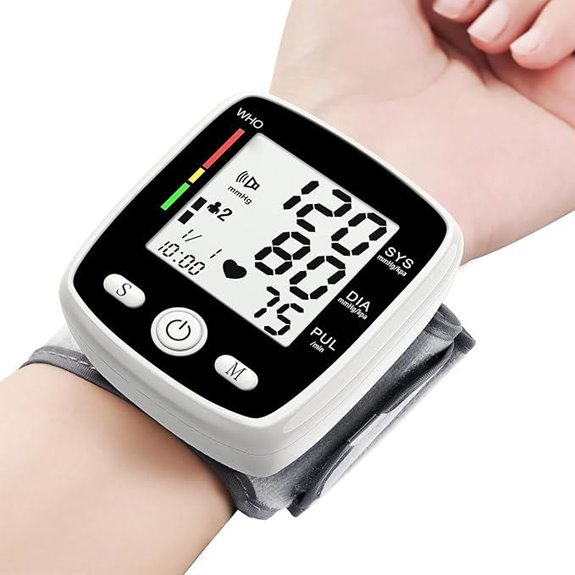 Blood Pressure Monitor with 2-User Memory and USB Charging