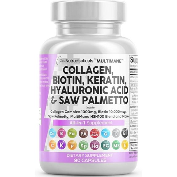 Collagen Pills with Biotin Hair Support Vitamins