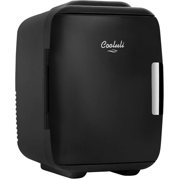 Cooluli Mini Fridge: Portable 4L/6 Can Cooler