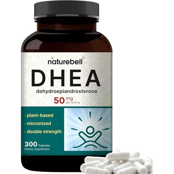 NatureBell DHEA 50mg 300 Capsules - USA Made