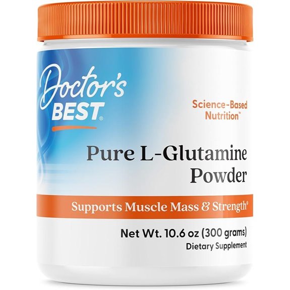 Doctors Best L-Glutamine Powder — 5g Vegan Non-GMO
