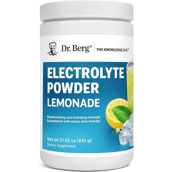 Dr. Berg Zero Sugar Hydration Electrolyte Powder Lemonade