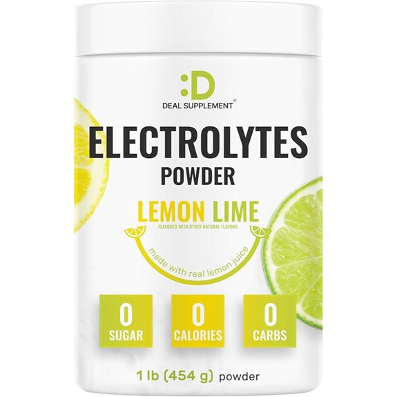 Electrolytes Powder: Lemon Lime Hydration Supplement (1lb)