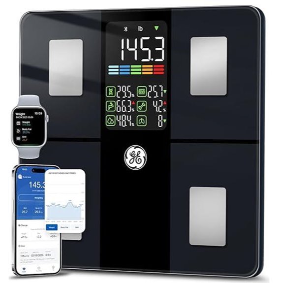GE Body Weight Scale with 14 Metrics Bluetooth 400 lb