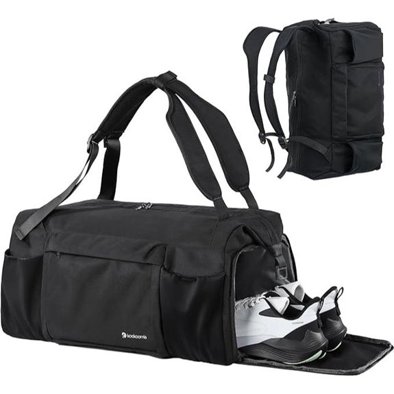 Gym Bag with Shoes Compartment & Wet Pocket