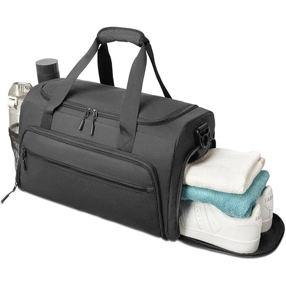 Gym Bag with Wet Pocket & Shoes Compartment