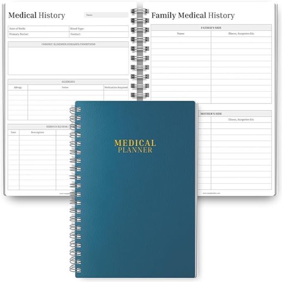 Comprehensive Medical Planner Logbook for Holistic Health