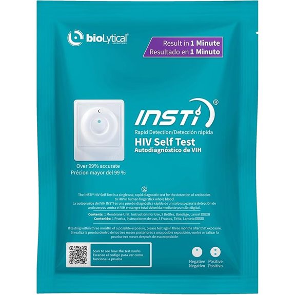 INSTI HIV Self Test — 1-Minute Home Results
