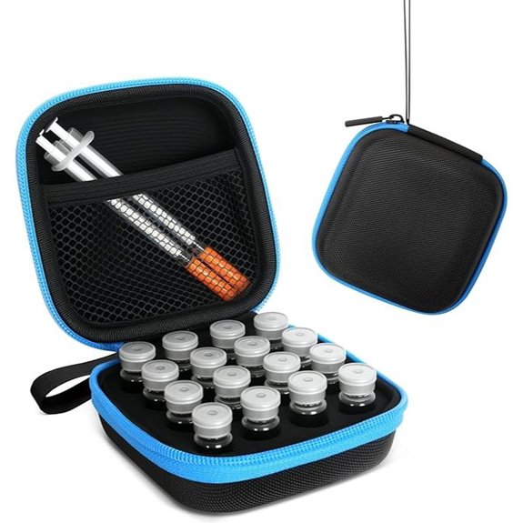 Peptide Case: 16 Slots Insulin Vial Holder (Case)