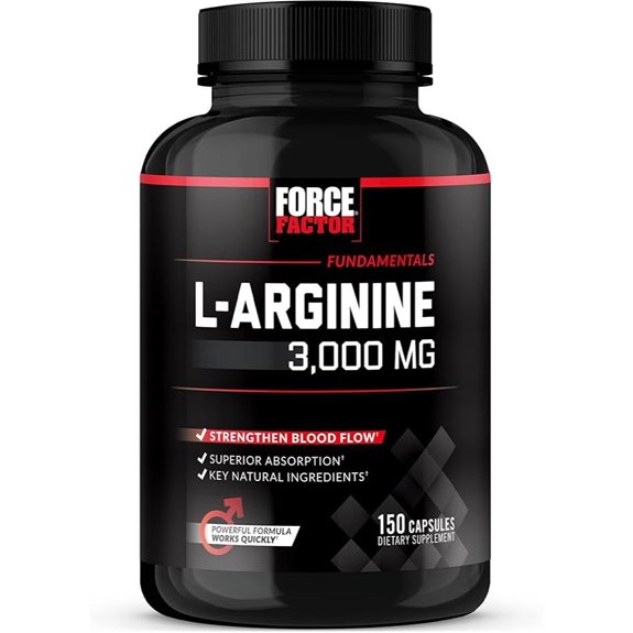 L-Arginine Nitric Oxide Supplement with BioPerine 150 Caps