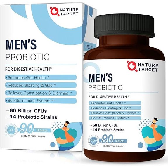 Male Probiotics for Digestive & Immune Health 90 Tablets