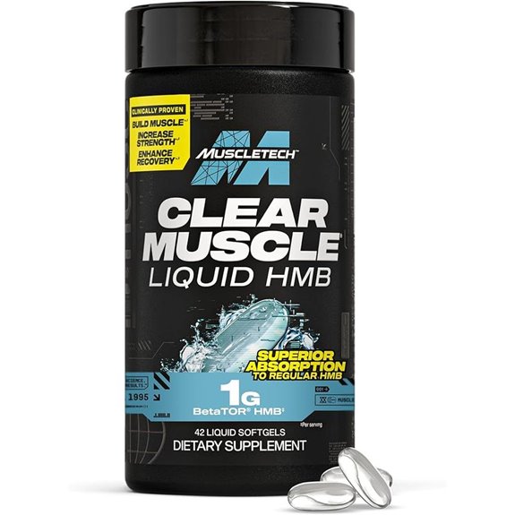 MuscleTech HMB 1000mg Clear Muscle 42 Softgels