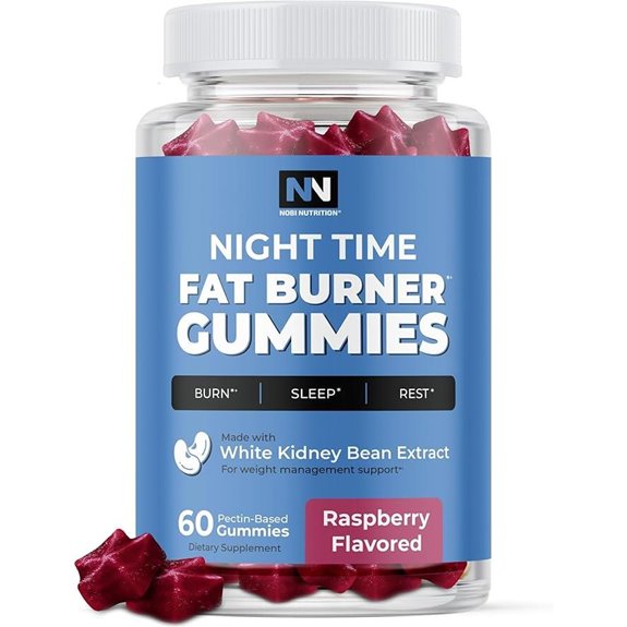 Night Time Fat Burner Gummies for Sleep and Weight Loss