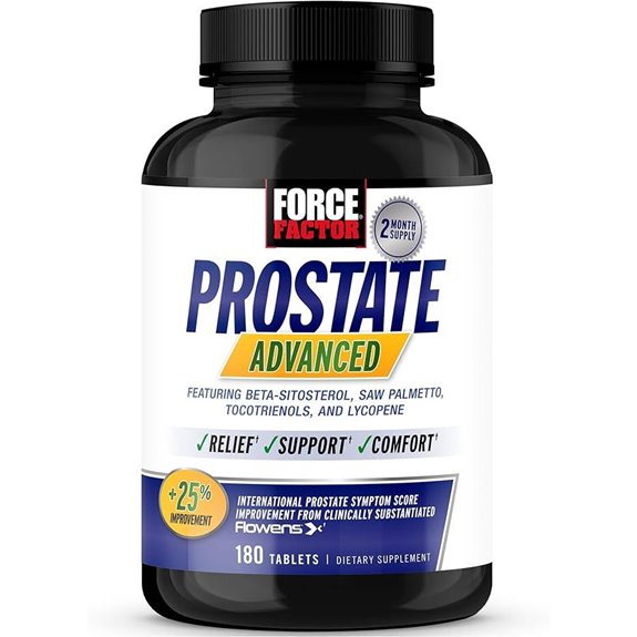 Force Factor Prostate Advanced: Nighttime Urinary Support Tablets