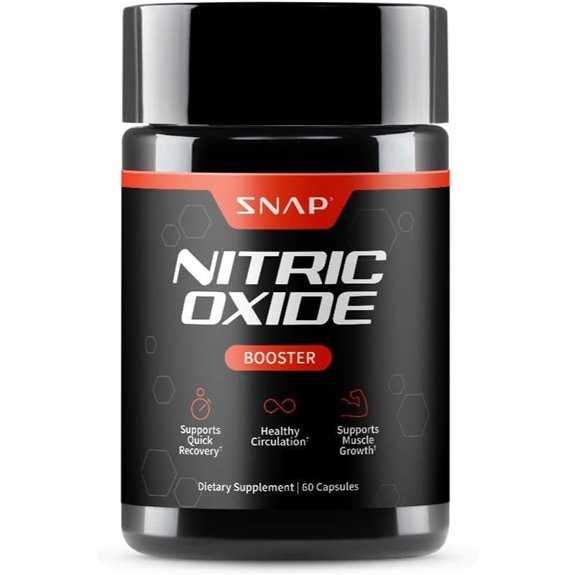 SnapNitric Oxide Supplement with L-Arginine 60 Veg Caps