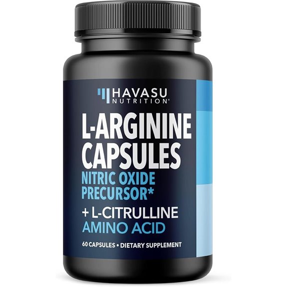 L-Arginine & L-Citrulline Nitric Oxide Supplement (60)