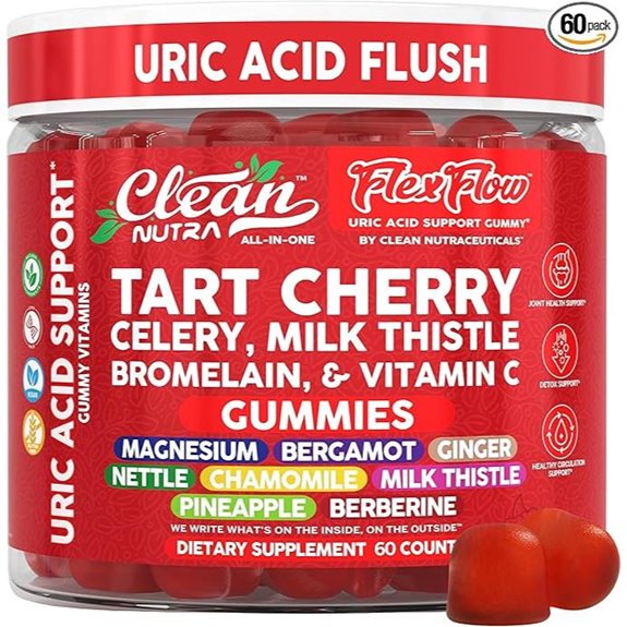 Nutra Tart Cherry Gummies with Urate Support Complex