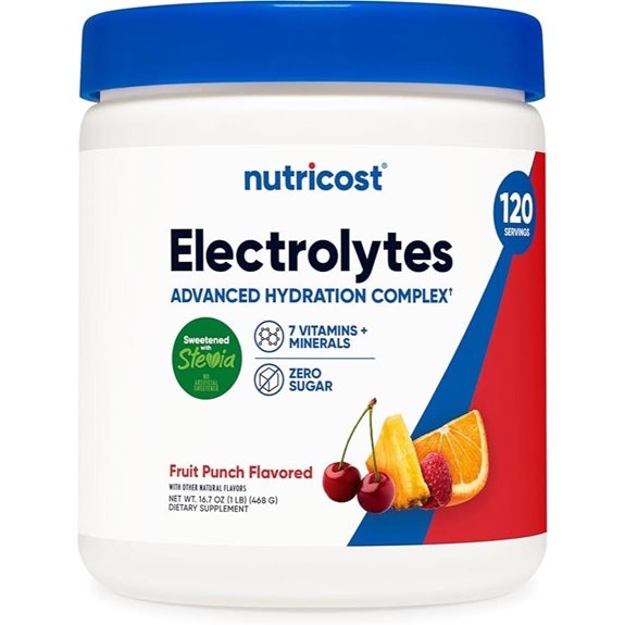 Nutricost Electrolyte Complex Powder – Hydration Supplement Mix