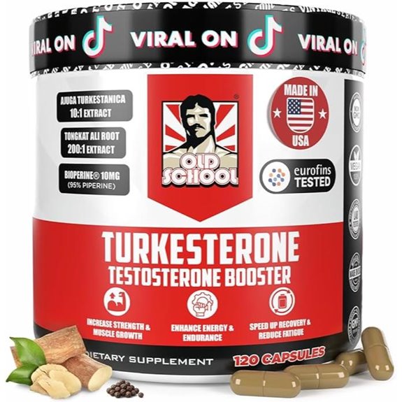 Old School Labs Tongkat Ali Testosterone Support (120Caps)