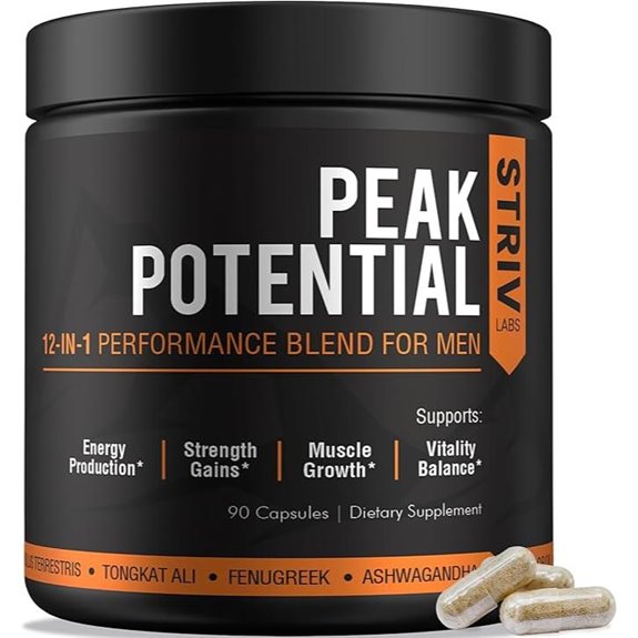 Peak Potential 12-in-1 Testosterone Support (90 Caps)
