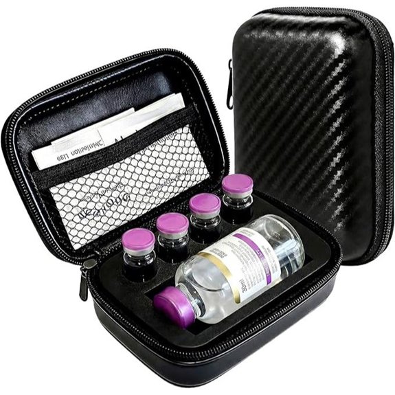 Peptide Case for Fridge & Travel (5‑Slot)