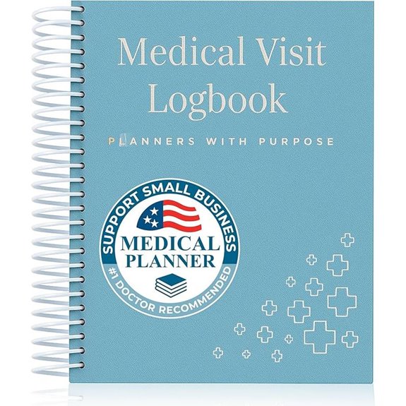 Planners With Purpose Medical Visit Logbook Organizer