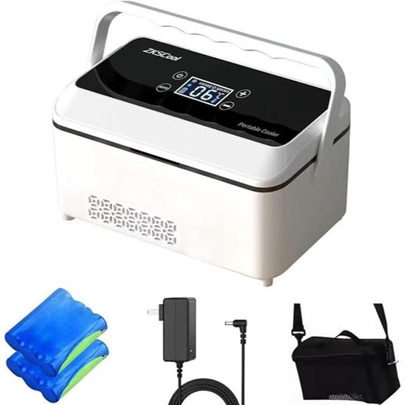 Portable Insulin Travel Case with LCD Temp Display