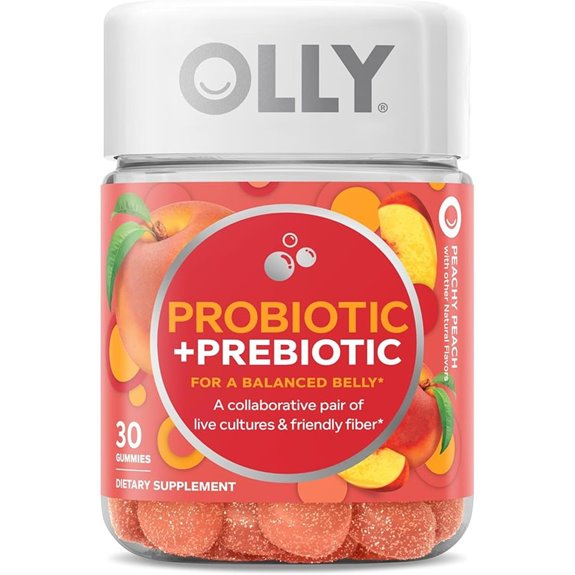 Olly Probiotic + Prebiotic Peach Gummy 30 Count