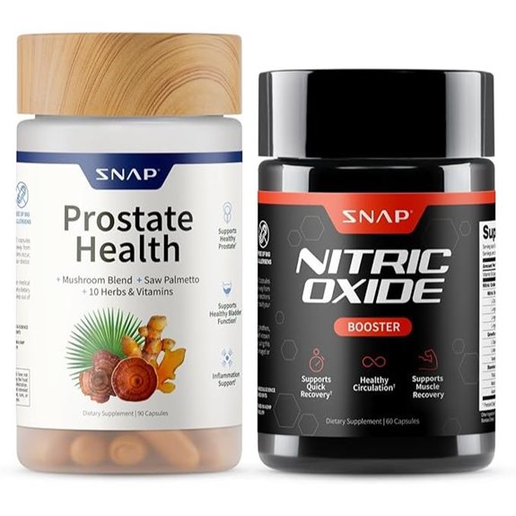 Prostate Health & Nitric Oxide Supplement Bundle for Men