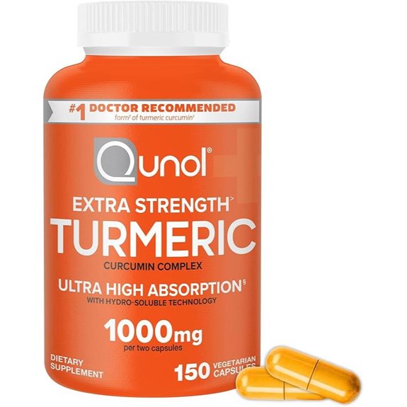 Qunol Turmeric Curcumin 1000mg Joint Support Capsules