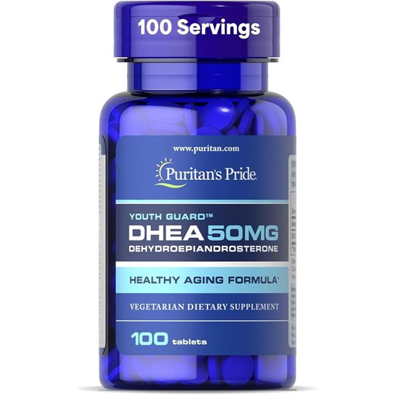 Puritan's Pride Youth Guard DHEA 50mg 100 Tablets