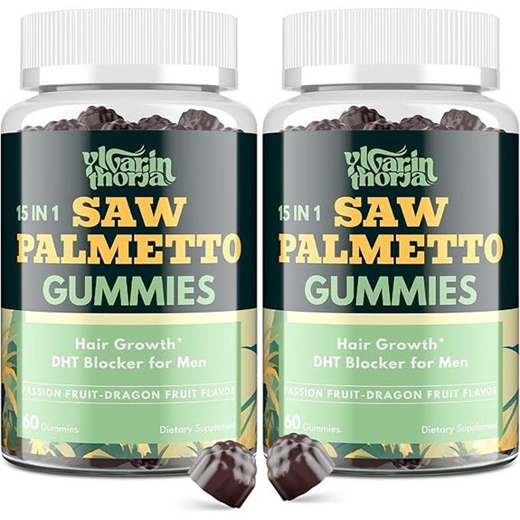 Saw Palmetto Gummies for Men with Biotin (60)