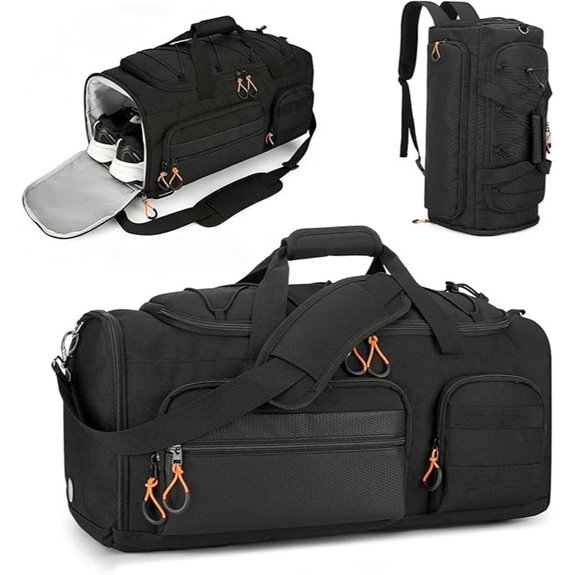 Searock 45L Gym Bag with Shoe Compartment