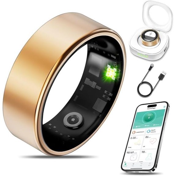 Smart Health Ring: Heart Rate SpO2 BP Sleep Steps