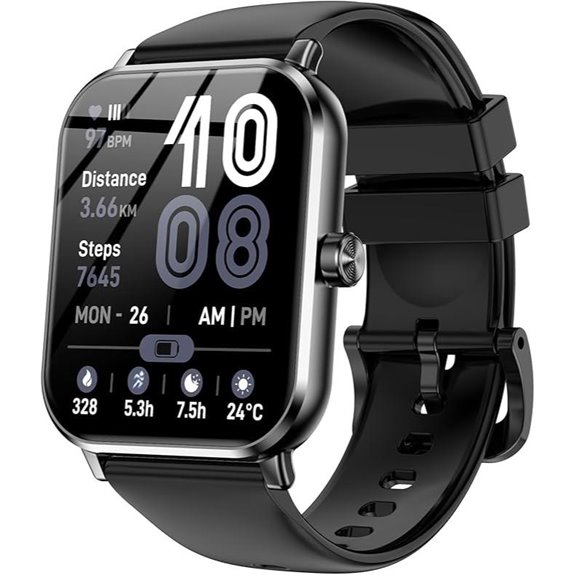 Smartwatch with Bluetooth Call 130+ Sports Modes HR Tracker
