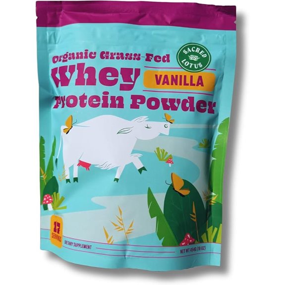 SunLife Sacred Lotus Whey Powder - Vanilla 16 oz
