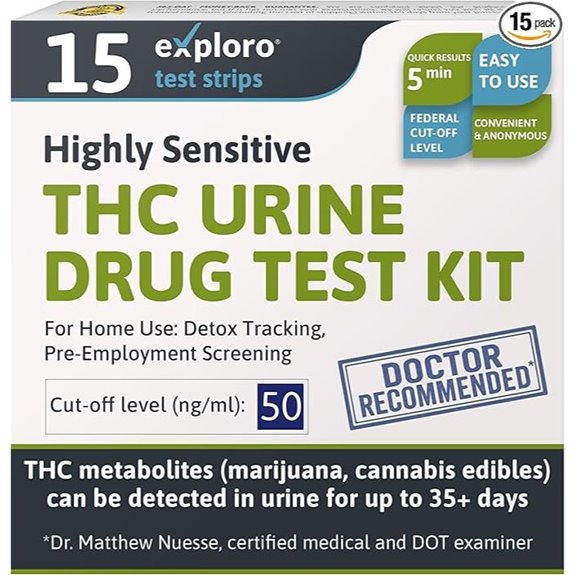 thc home test kit 15 pack