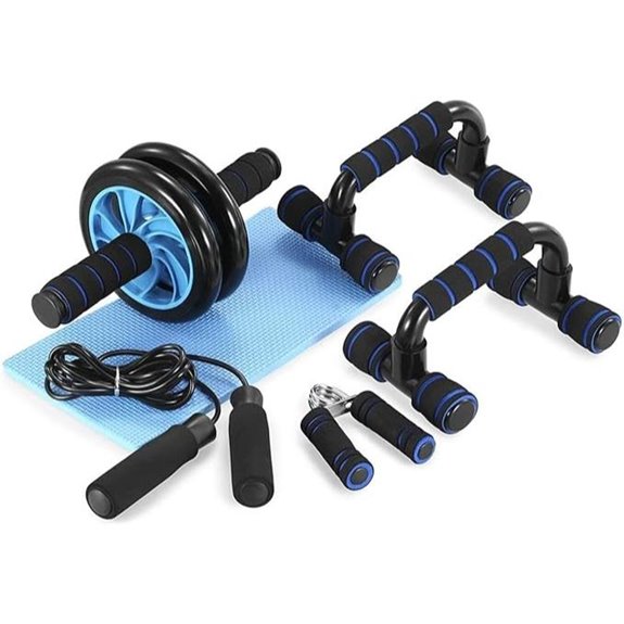 TOMSHOO AB Wheel Kit with Push-Up Bar and Accessories