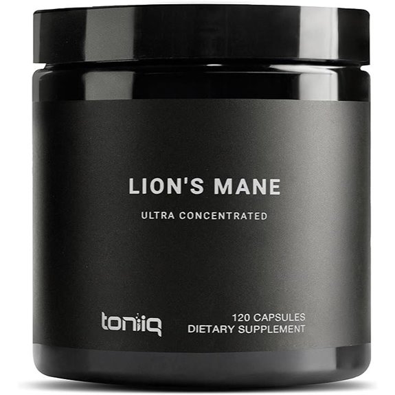 Toniiq Lion’s Mane 10:1 Extract 120 Capsules