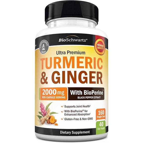 Turmeric & Ginger with BioPerine for Digestion Joint Support